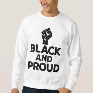 Sweatshirt Black Histoire Mois Power Cadeaux Femmes Hommes En