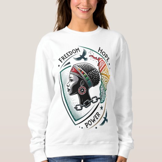 Sweatshirt Black History Matters Hoodie – Black History Month (Devant)