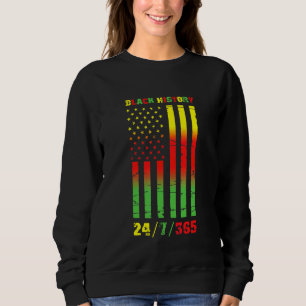 Sweatshirt Black History Mois 247365 African American Flag P