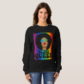 Sweatshirt Black History Mois Black Queen Black Pride Afro W (Devant entier)