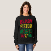 Sweatshirt Black History Month (Devant entier)