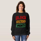 Sweatshirt Black History Month (Devant entier)