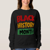 Sweatshirt Black History Month (Devant)
