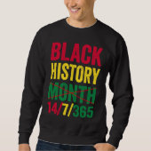 Sweatshirt Black History Month (Devant)