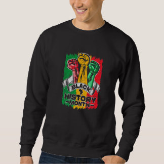 Sweatshirt Black History Month 2023 Hand Strong African Ameri