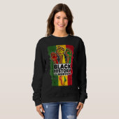 Sweatshirt Black History Month 2023 Hand Strong African Ameri (Devant entier)