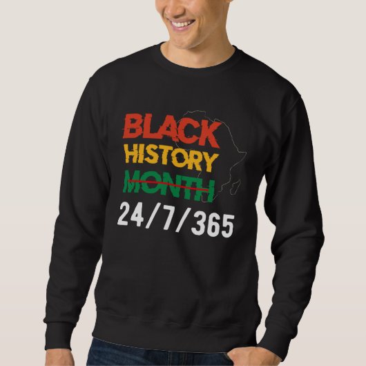 Sweatshirt Black History Month 247365 Africa Melanin 2022 Wom (Devant)