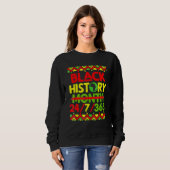 Sweatshirt Black History Month 247365 African American Melani (Devant entier)