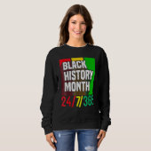 Sweatshirt Black History Month 247365 African American Melani (Devant entier)