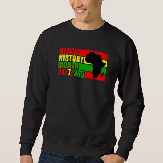 Sweatshirt Black History Month 247365  Black History Month 20 (Devant)