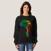 Sweatshirt Black history month  African American Ancestors' r (Devant entier)