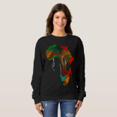 Sweatshirt Black history month  African American Ancestors' r (Devant entier)