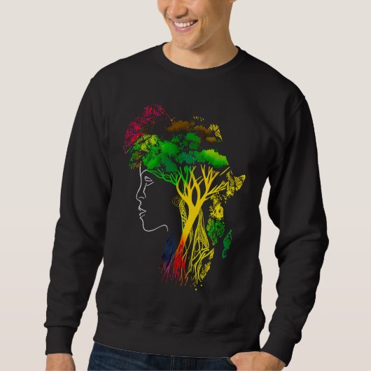 Sweatshirt Black history month  African American Ancestors' r (Devant)