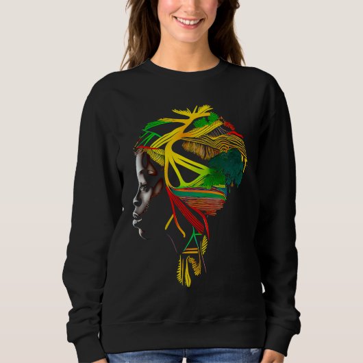 Sweatshirt Black history month  African American Ancestors' r (Devant)