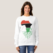Sweatshirt Black History Month African Roots Autonomwerment M (Devant entier)