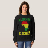 Sweatshirt Black History Month Decorations Celebrating Blackn (Devant entier)