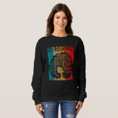 Sweatshirt Black History Month God Says I Am Black Melanin Gi (Devant entier)