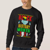 Sweatshirt Black History Moth Mask 2021 Pride African Ameri (Devant)