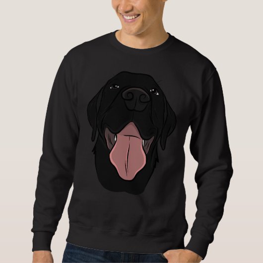 Sweatshirt Black Lab Black Labrador Retriers Black Lab Short (Devant)