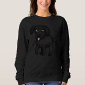 Sweatshirt Black Labrador 172 (Devant)