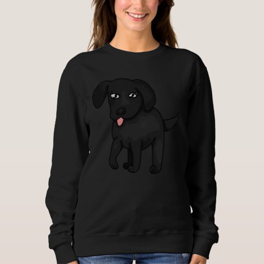 Sweatshirt Black Labrador 172 (Devant)