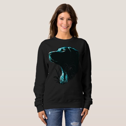 Sweatshirt Black Labrador 22 (Devant entier)