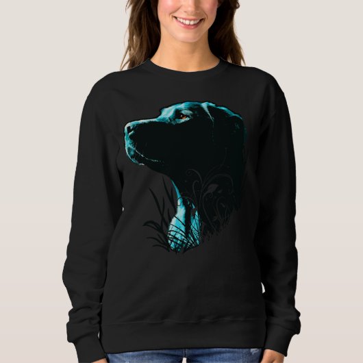 Sweatshirt Black Labrador 22 (Devant)