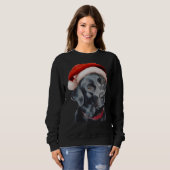 Sweatshirt Black Labrador À Noël (Devant entier)