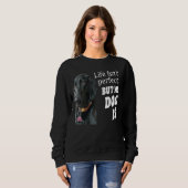 Sweatshirt Black Labrador Chien Propriétaire D'Animaux De Com (Devant entier)