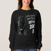 Sweatshirt Black Labrador Chien Propriétaire D'Animaux De Com (Devant)