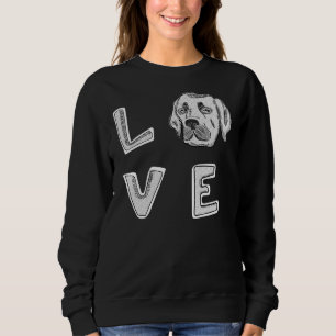 Sweatshirt Black Labrador Retriever Idea Black Lab Love