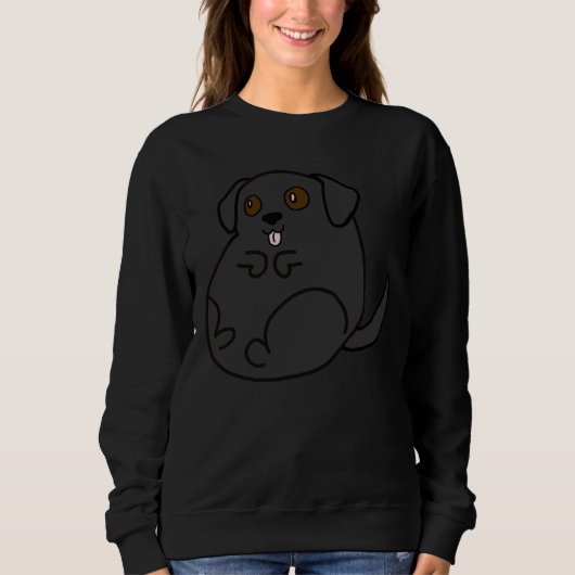 Sweatshirt Black Labtato Shadow (Devant)