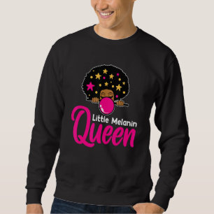 Sweatshirt Black Melanin School Queen Black Queen Afro Melani