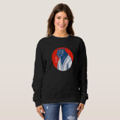 Sweatshirt Black Panther Karate japonais Art esthétique Graph (Devant entier)