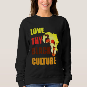 Sweatshirt Black Pride African American Black Power Afrocentr