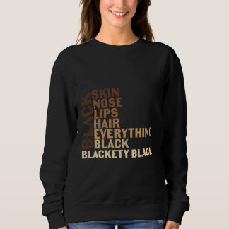 Sweatshirt Black Pride Melanin Pour Femmes Hommes Afro Queens