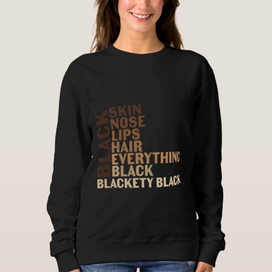 Sweatshirt Black Pride Melanin Pour Femmes Hommes Afro Queens (Devant)