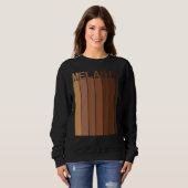 Sweatshirt Black Pride Melanin Queens Kings St Patrick's Day (Devant entier)
