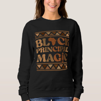 Sweatshirt Black Principal Magic Africa Pride Melanin Black H