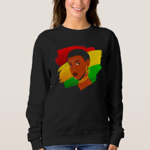 Sweatshirt Black Queen Africaine Black Girl Histoire Noire Lu