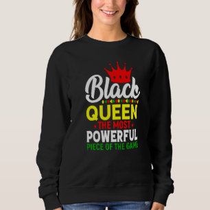Sweatshirt Black Queen La Pièce La Plus Puissante Dans Le Jeu