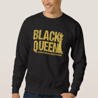 Sweatshirt Black Queen La Pièce La Plus Puissante Melanin Gir