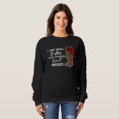 Sweatshirt Black Queen Lady Curly Natural Afro African Americ (Devant entier)