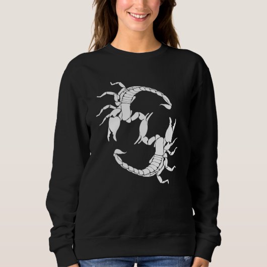 Sweatshirt Black & White Letter S (Devant)
