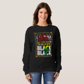 Sweatshirt Blackity Black Chaque mois Black Histoire Bhm Afri (Devant entier)