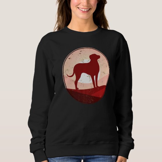 Sweatshirt Blackmouth Cur Retro (Devant)