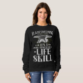 Sweatshirt Blacksmith Fire Forged Knives  Bladesmith Knife Fo (Devant entier)