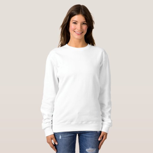 Sweatshirt blanc (Devant entier)