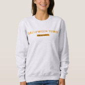 Sweatshirt blanc de l'université d'Halloween (Devant)