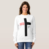 Sweatshirt blanc du salut (Devant entier)